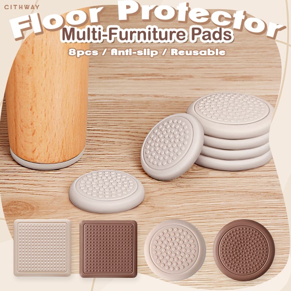 Cithway™ Floor Protector Non-Slip Multi-Furniture Pads Set (8PCS)