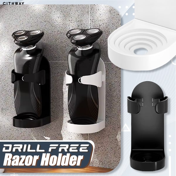 Cithway™ Drill-free Wall Mounted Razor Holder