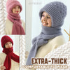 Cithway™ 2-in-1 Winter Thickened Knitted Scarf Beanie