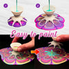 Load image into Gallery viewer, Pouring Paint Flower Split Art Cup