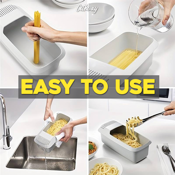 Cithway™ Heat-resistant Microwave Pasta Strainer